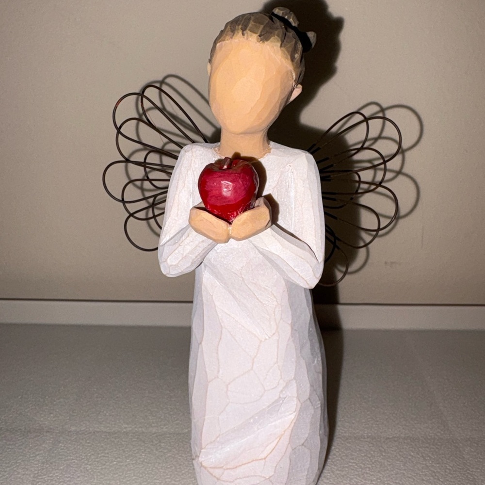 Willow Tree Angel Figurine with Apple